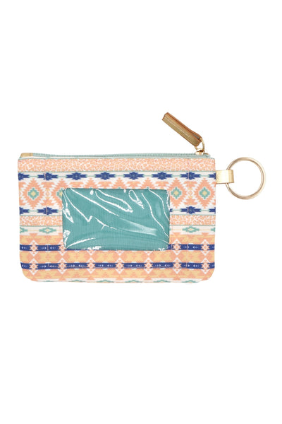 LEOPARD TRIBAL ID WALLET & DETACHABLE LANYARD