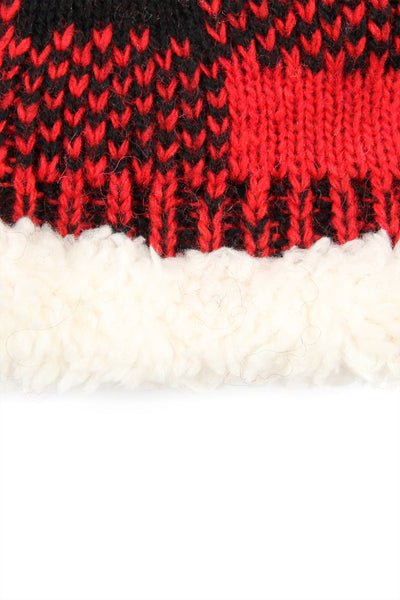 SHERPA BUFFALO PLAID MITTEN