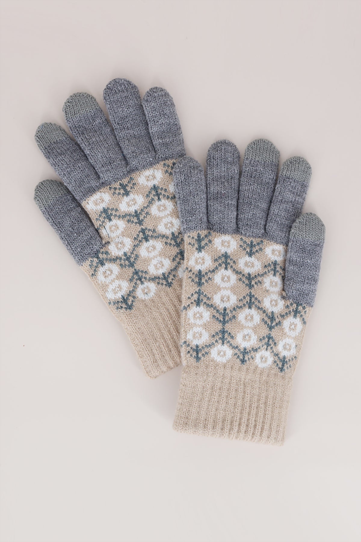 AZTEC KNIT SMART TOUCH GLOVES