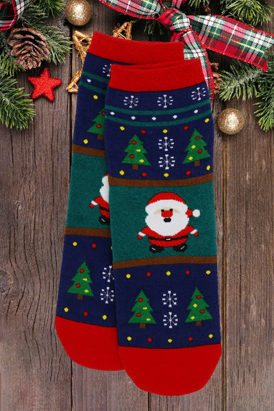 CHRISTMAS SOCKS SET 12PAIRS ( 4 DESIGN 3 PAIRS EACH )