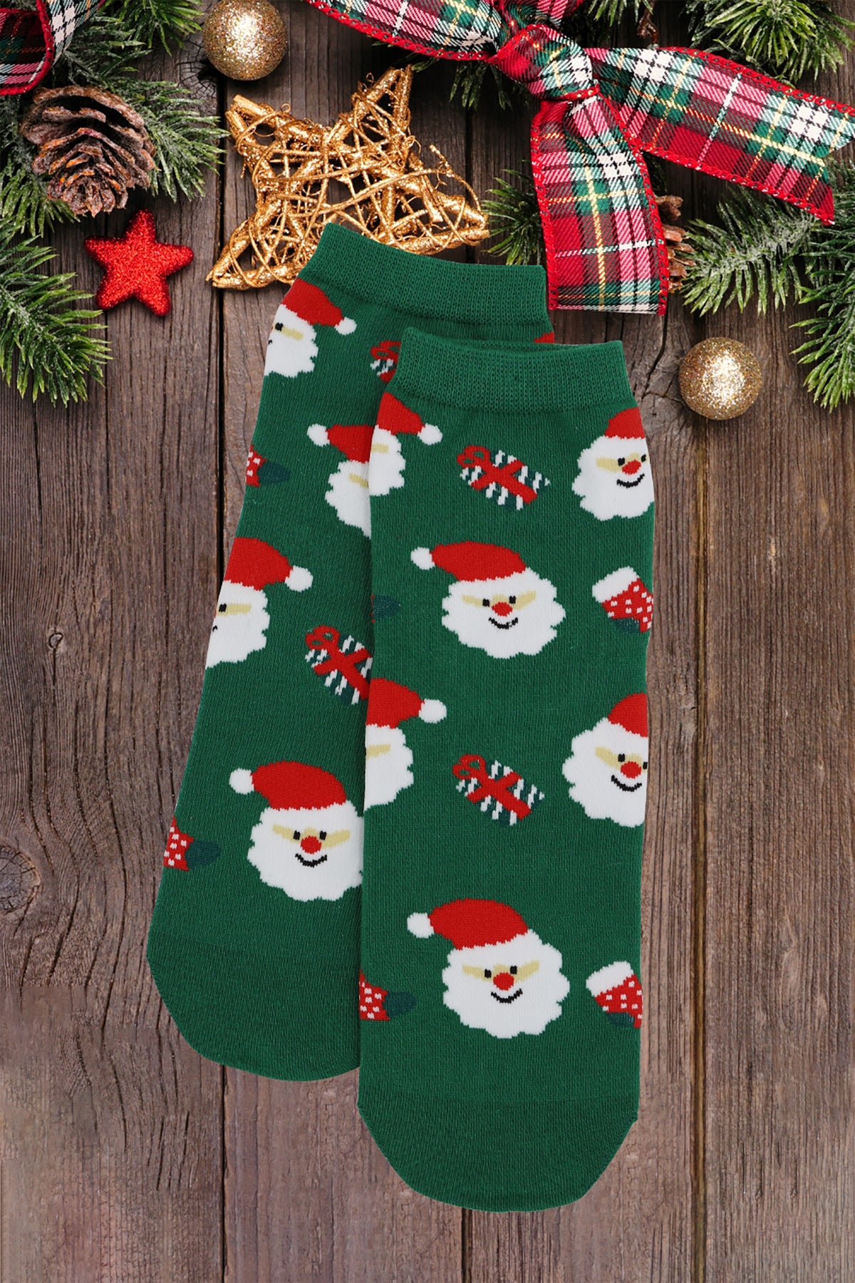 CHRISTMAS SOCKS SET 12PAIRS ( 4 DESIGN 3 PAIRS EACH )