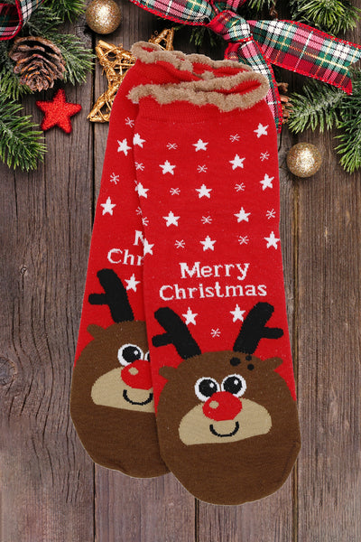 CHRISTMAS SOCKS SET 12PAIRS ( 4 DESIGN 3 PAIRS EACH )