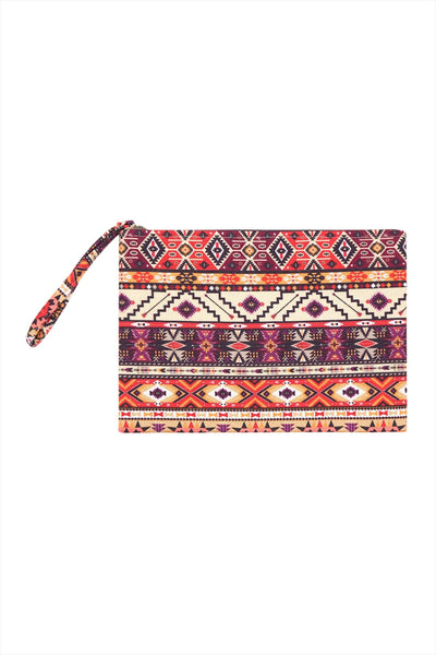 AZTEC PATTERN POUCH