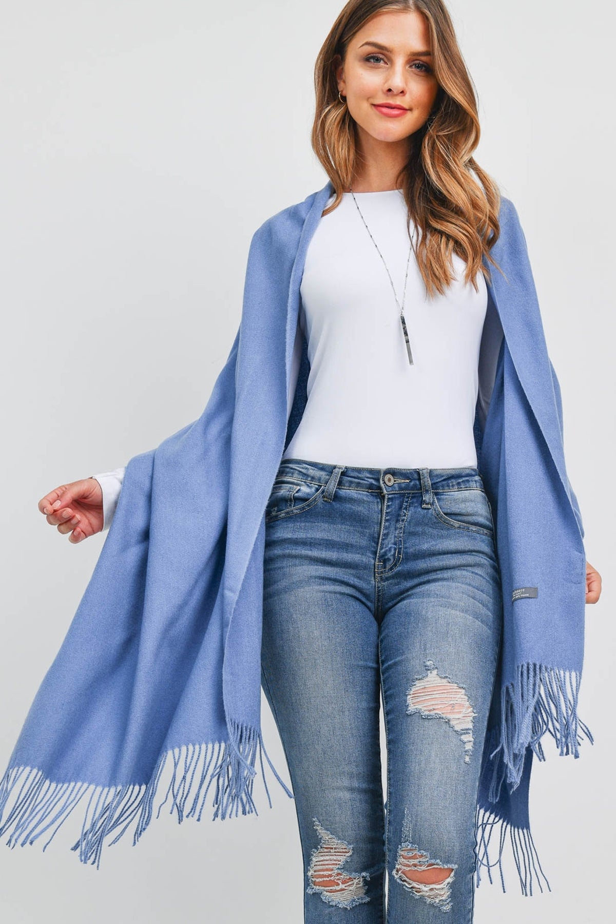 SUPER SOFT SOLID CASHMERE FEEL SCARF VISCOSE