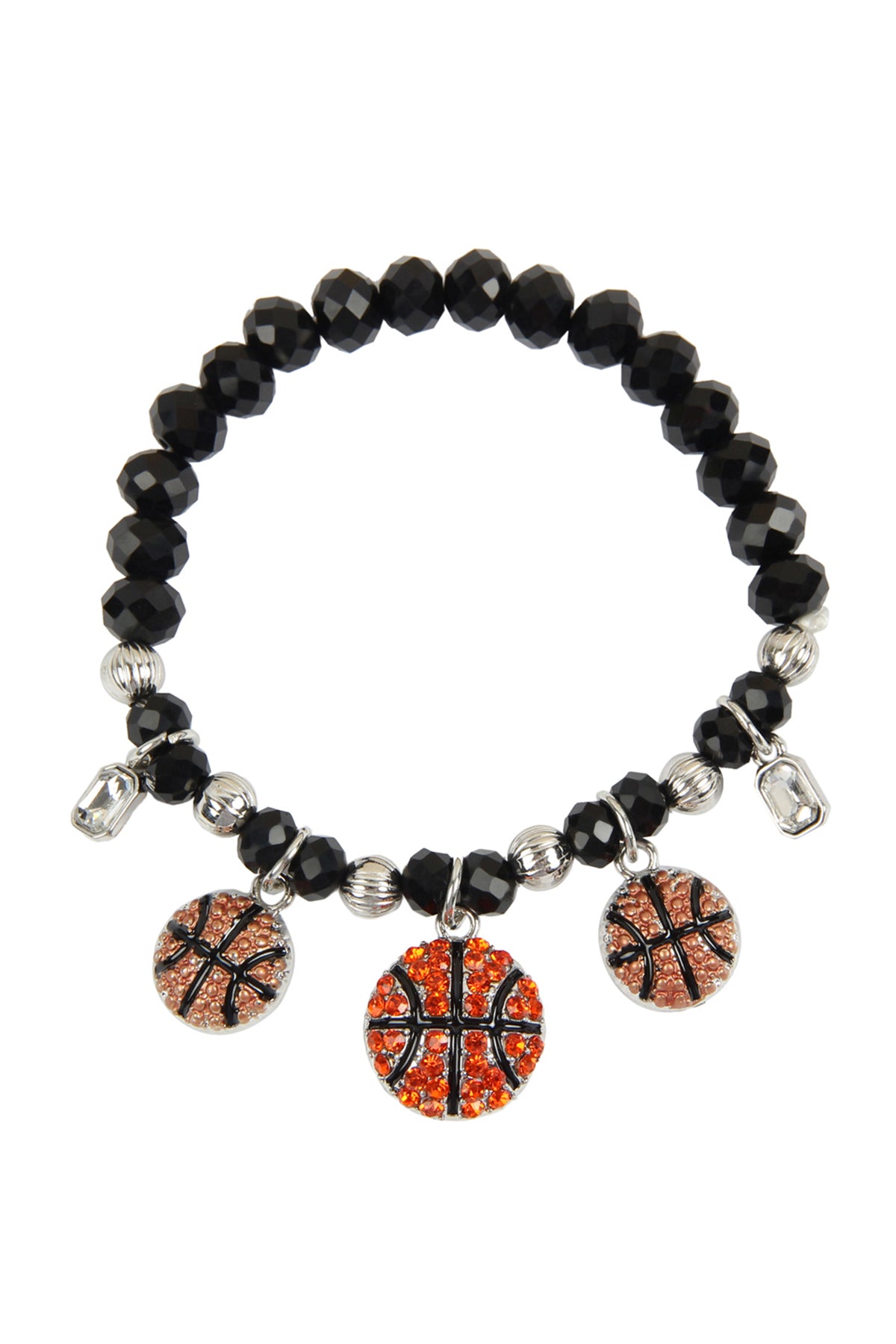 RONDELLE BEADS CHARM BRACELET/6PCS