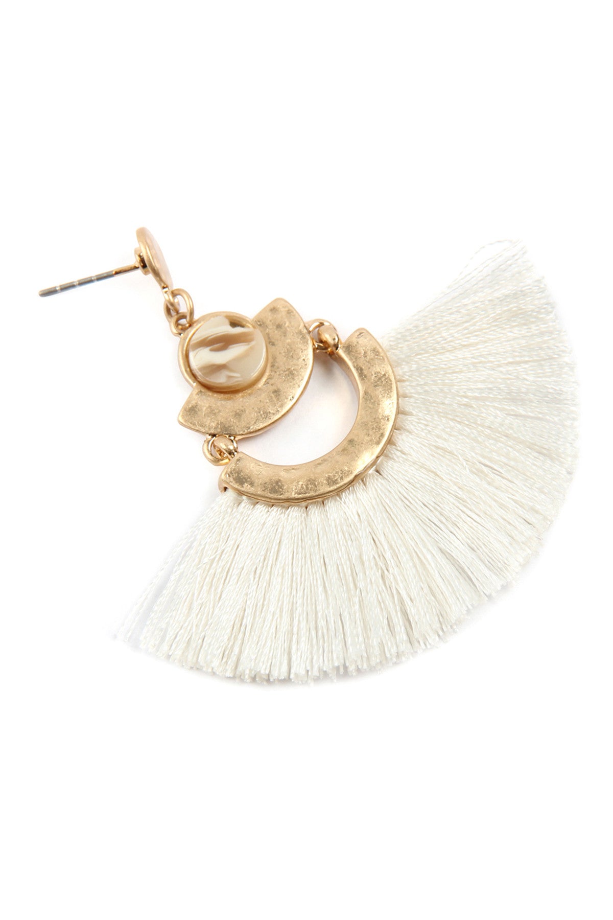 SHAPE TASSEL DANGLE EARRINGS/6PAIRS