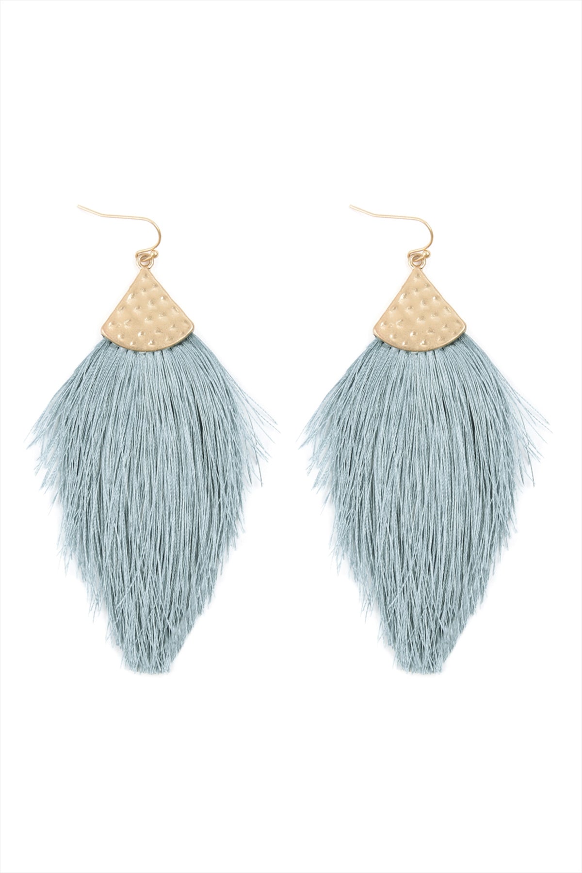 THREAD TASSEL DROP EARRINGS
