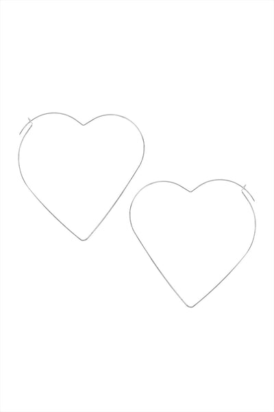 HEART SHAPE WIRED EARRINGS