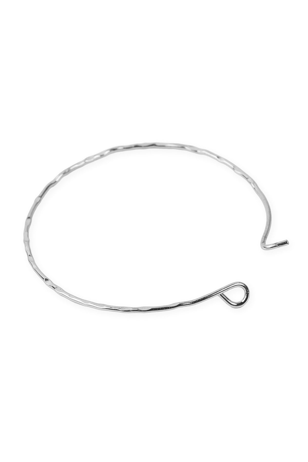 ROSE GOLD 3 PAIRS ON A CARD HAMMERED HOOP EARRINGS SET/6SETS