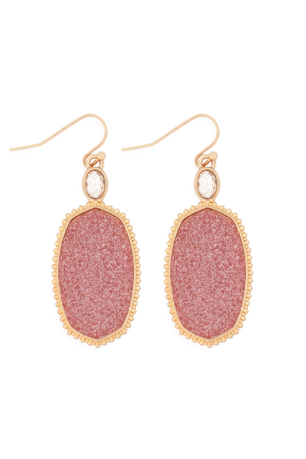 FACETED DROP EARRINGS/6PAIRS (NOW $1.25 ONLY!)