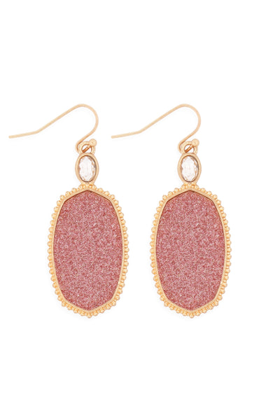 FACETED DROP EARRINGS/6PAIRS (NOW $1.25 ONLY!)