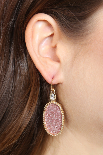 FACETED DROP EARRINGS/6PAIRS (NOW $1.25 ONLY!)