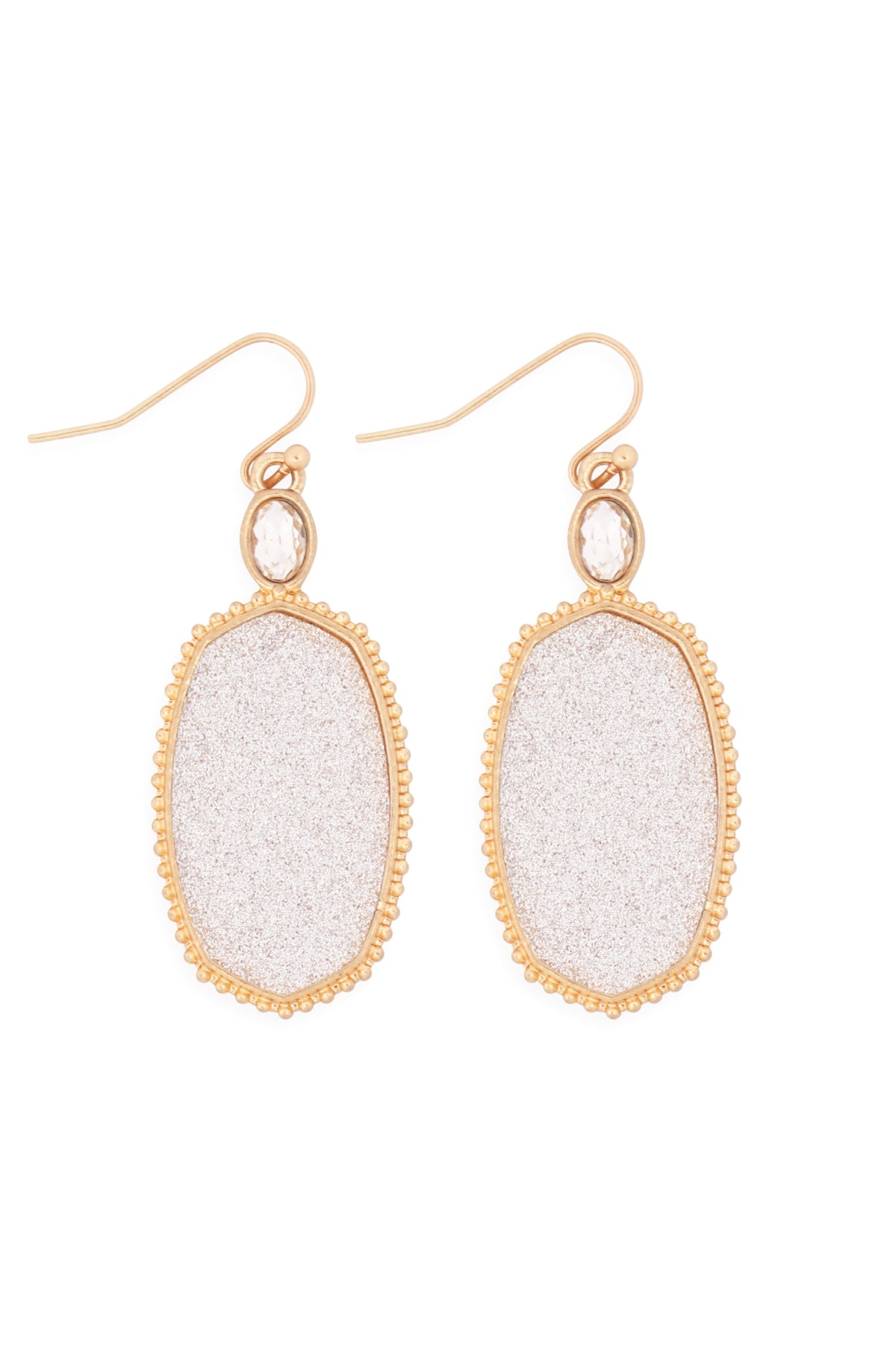 FACETED DROP EARRINGS/6PAIRS (NOW $1.25 ONLY!)