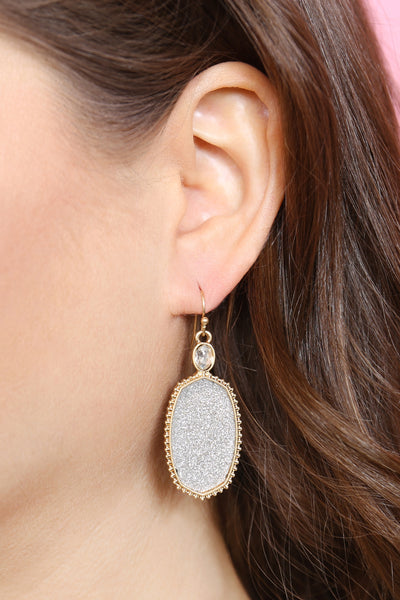 FACETED DROP EARRINGS/6PAIRS (NOW $1.25 ONLY!)