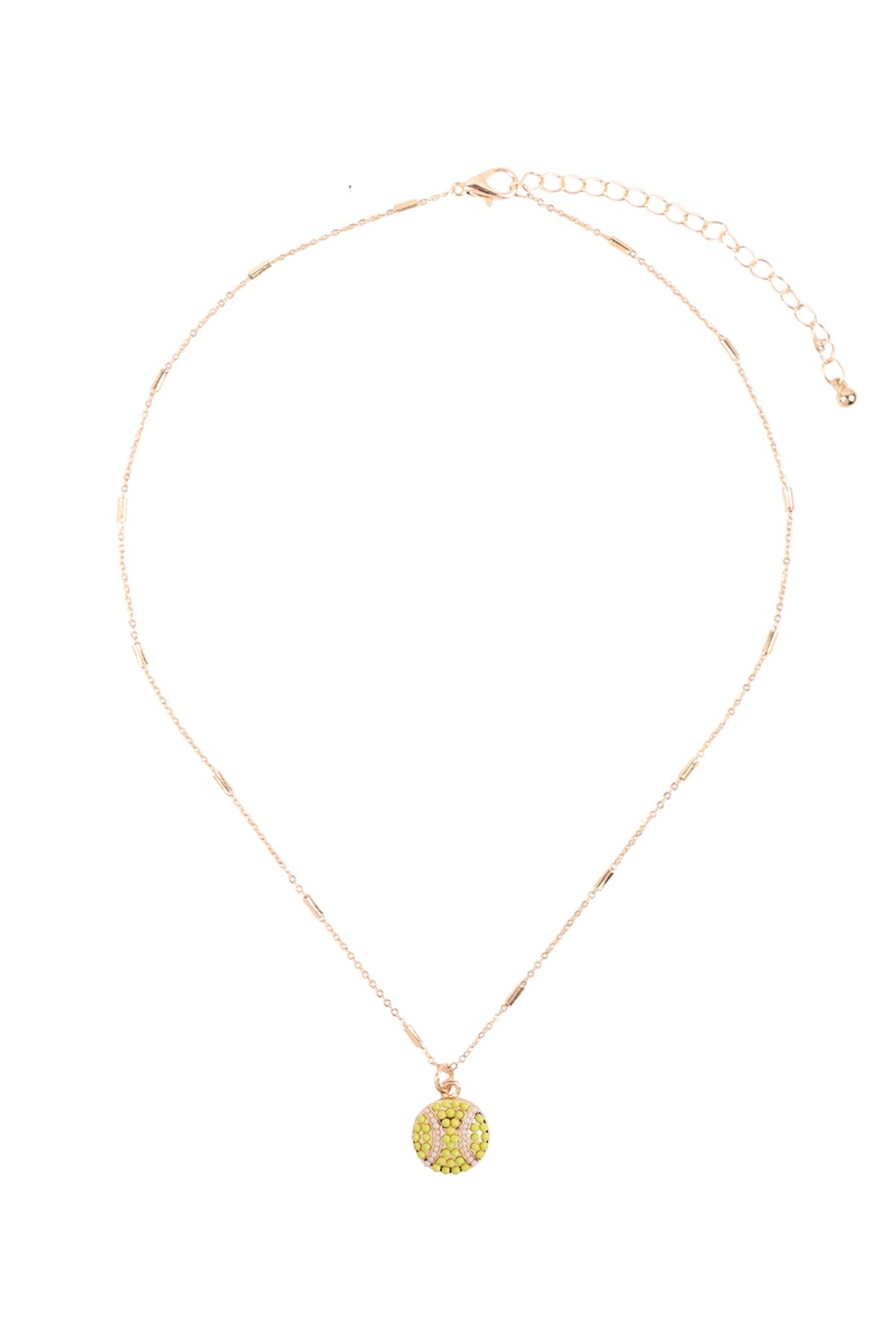 SPORTS GAMEDAY SEED BEAD CHAIN NECKLACE