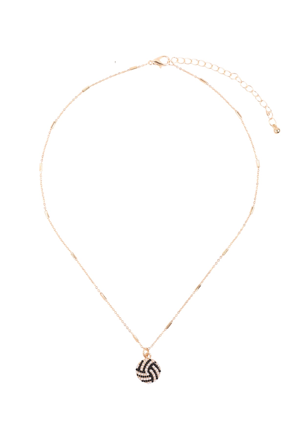 SPORTS GAMEDAY SEED BEAD CHAIN NECKLACE