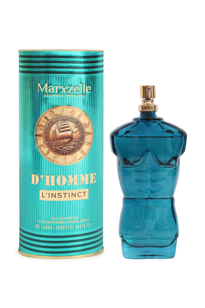 D'HOMME L'INSTINCT SPRAY PERFUME EAU DE PARFUM FOR MEN - 100ML/3.4FL.OZ.
