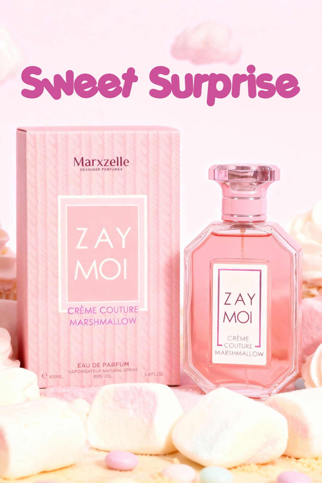 ZAY MOI CREME COUTURE MARSHMALLOW SPRAY PERFUME EAU DE PARFUM FOR