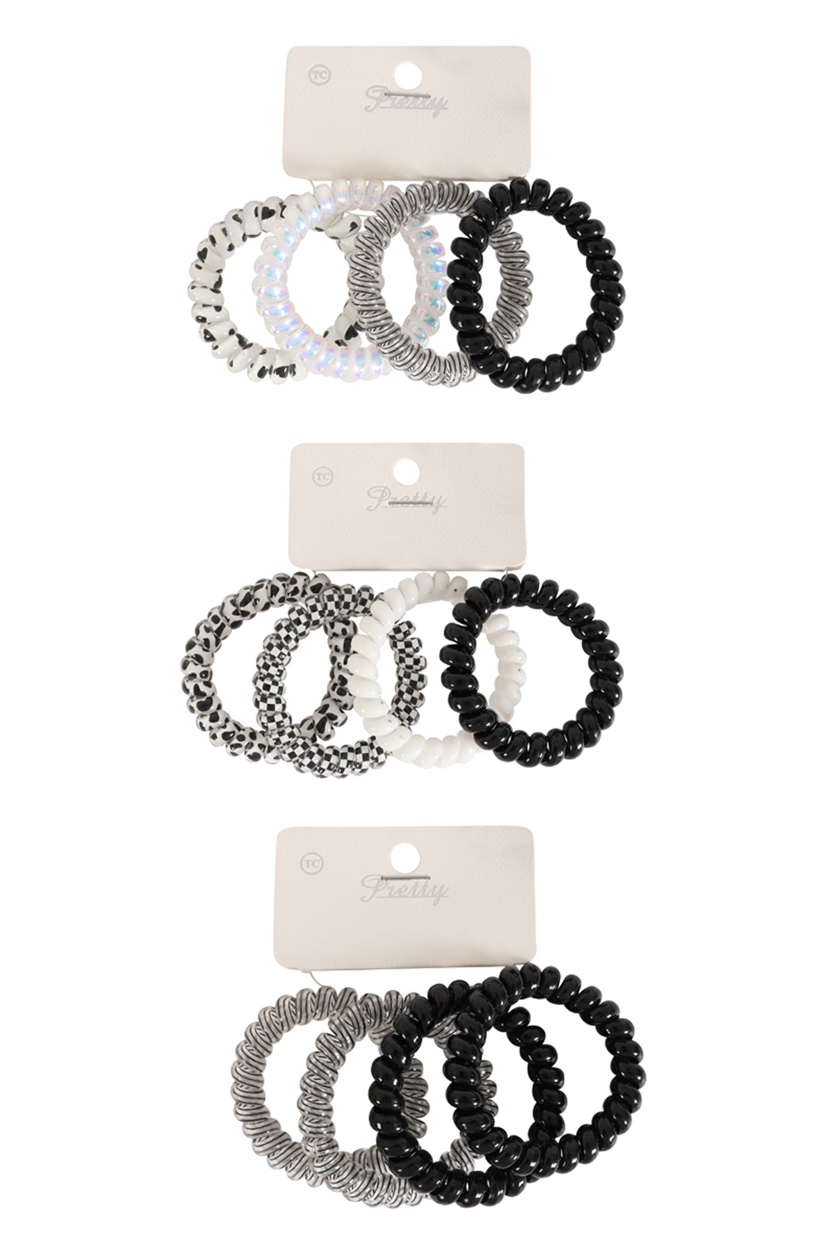 SPIRAL HAIR TIES HAIR ACCESSORIES