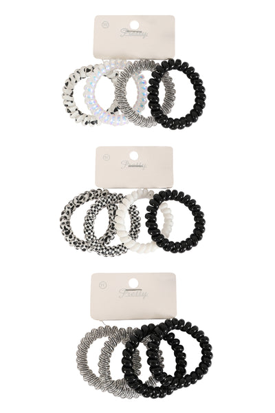 SPIRAL HAIR TIES HAIR ACCESSORIES