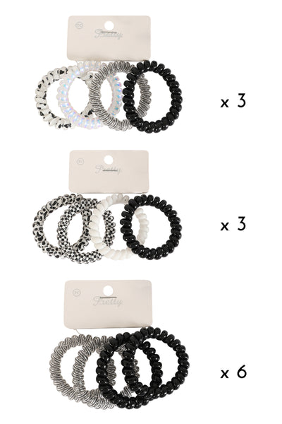 SPIRAL HAIR TIES HAIR ACCESSORIES