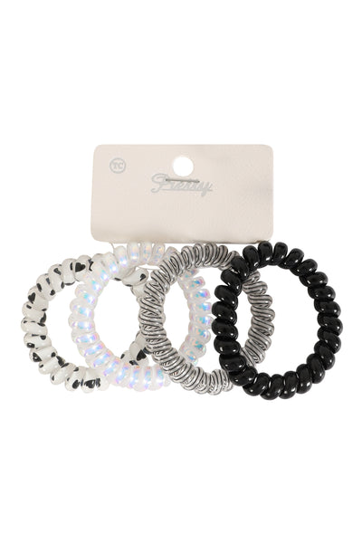 SPIRAL HAIR TIES HAIR ACCESSORIES