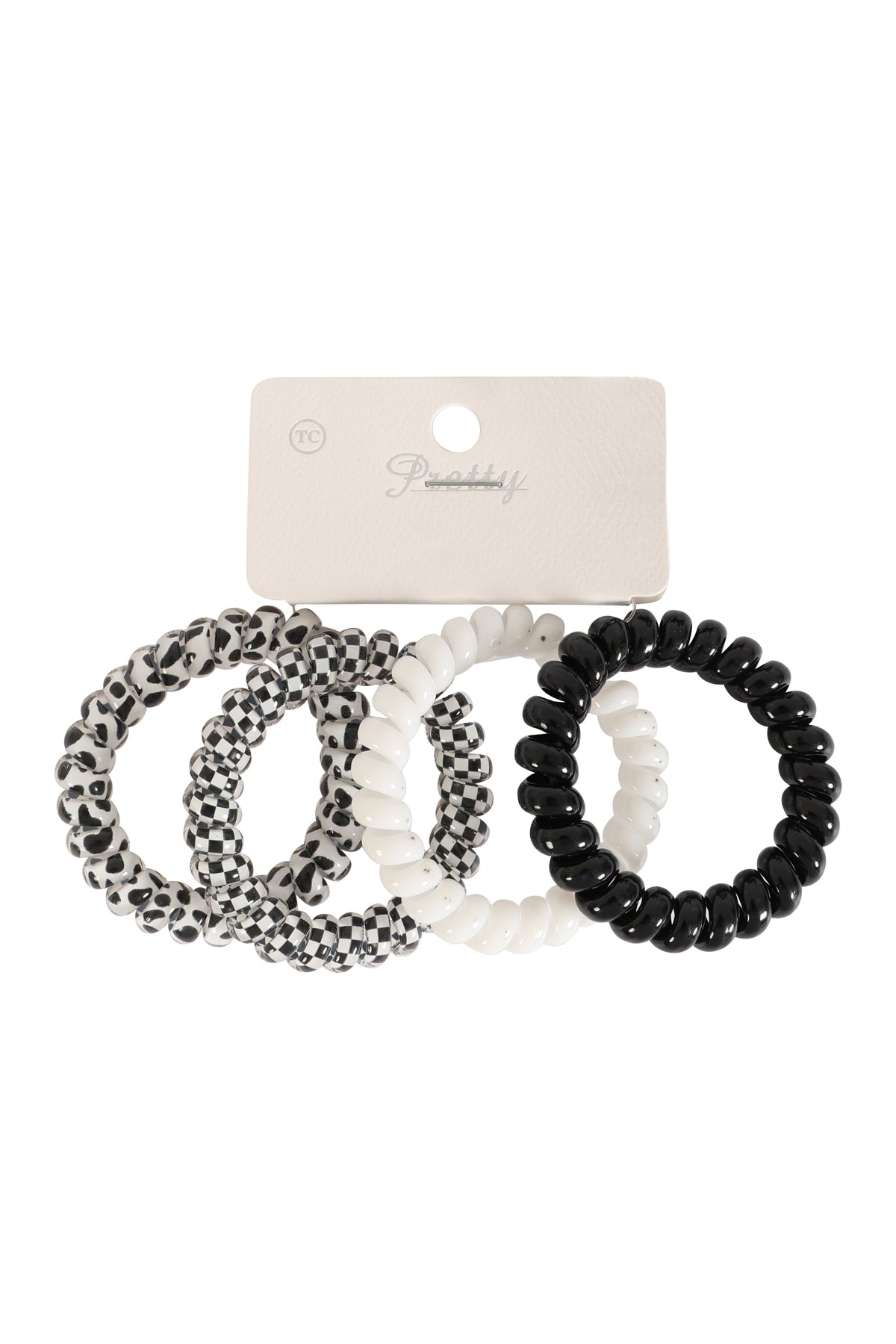 SPIRAL HAIR TIES HAIR ACCESSORIES