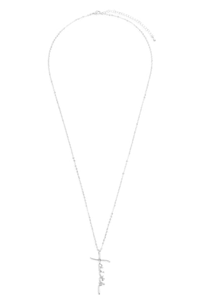 FAITH CROSS PENDANT NECKLACE
