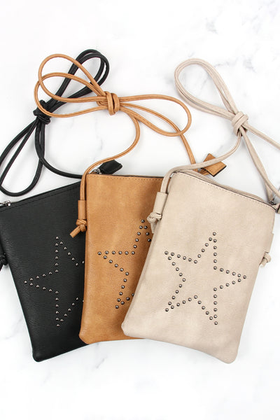 STAR MINI PU CROSSBODY BAG