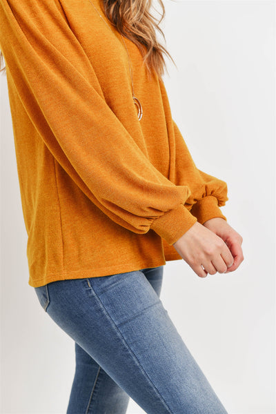 LONG SLEEVES ROUND NECK MIER SWEATER  1-2-2-2