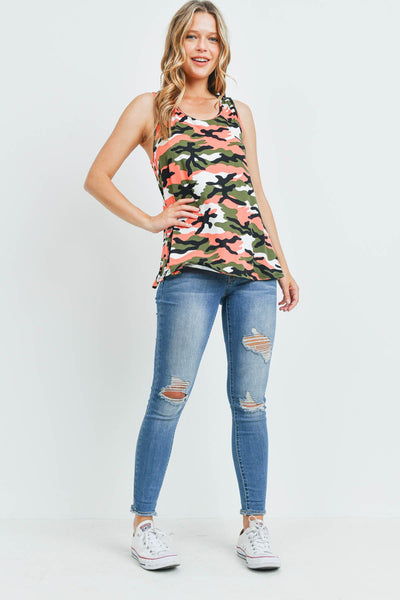 CAMO ROUND NECK TANK TOP 1-2-2-2