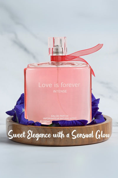 LOVE IS FOREVER INTENSE SPRAY PERFUME EAU DE PARFUM FOR WOMEN - 100ML/3.4 FL.OZ.