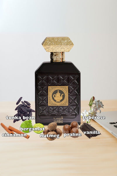 QURBAT KNIGHT EDITION SPRAY PERFUME EAU DE PARFUM FOR MEN AND WOMEN - 100ML/3.4FL.OZ.