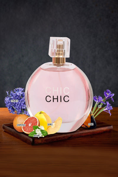 CHIC CHIC SPRAY PERFUME EAU DE PARFUM FOR WOMEN - 100ML/3.4 FL.OZ.