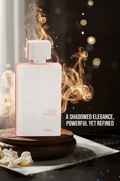 OUD AMBER PINK SPRAY PERFUME EAU DE PARFUM FOR WOMEN - 100ML/3.4FL.OZ.