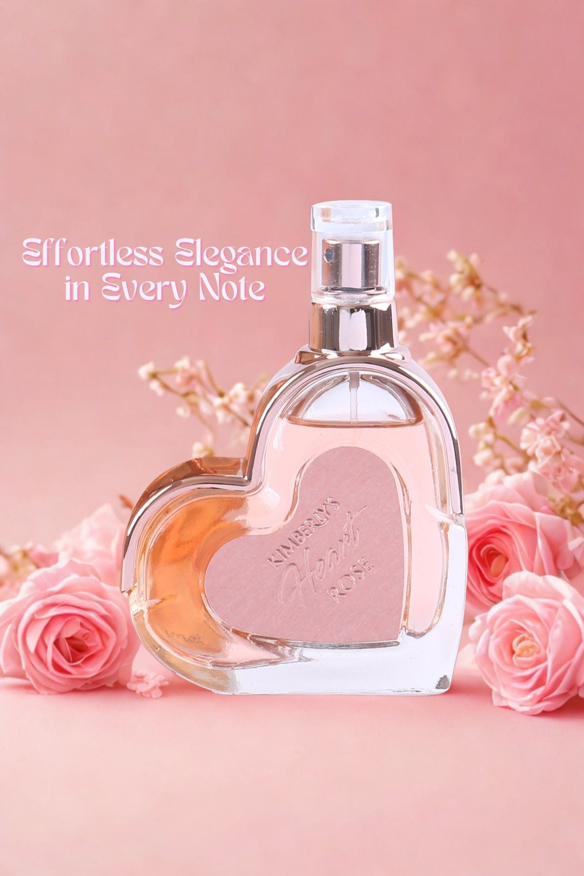 KIMBERLY HEART ROSE SPRAY PERFUME EAU DE PARFUM FOR WOMEN - 80ML/2.7 FL.OZ.