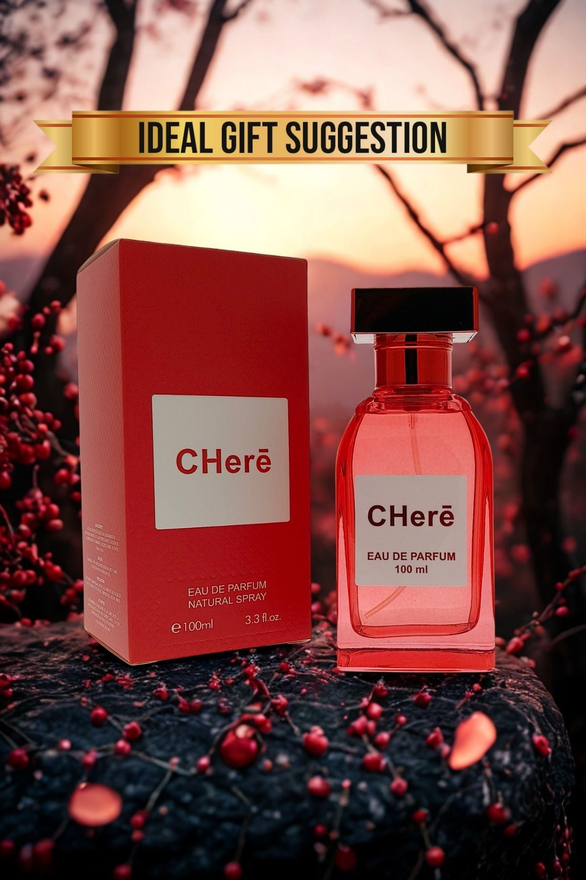 CHere SPRAY PERFUME EAU DE PARFUM FOR WOMEN - 100ML/3.3 FL.OZ.