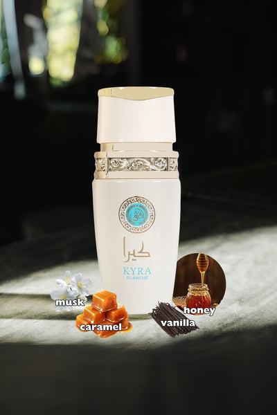KYRA BLANCHE SPRAY PERFUME EAU DE PARFUM FOR WOMEN - 100ML/3.4FL.OZ.