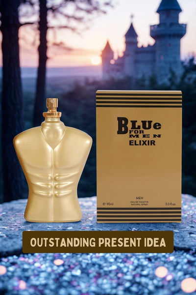BLUE ELIXIR SPRAY COLOGNE EAU DE TOILETTE FOR MEN - 90ML/3.0FL.OZ.