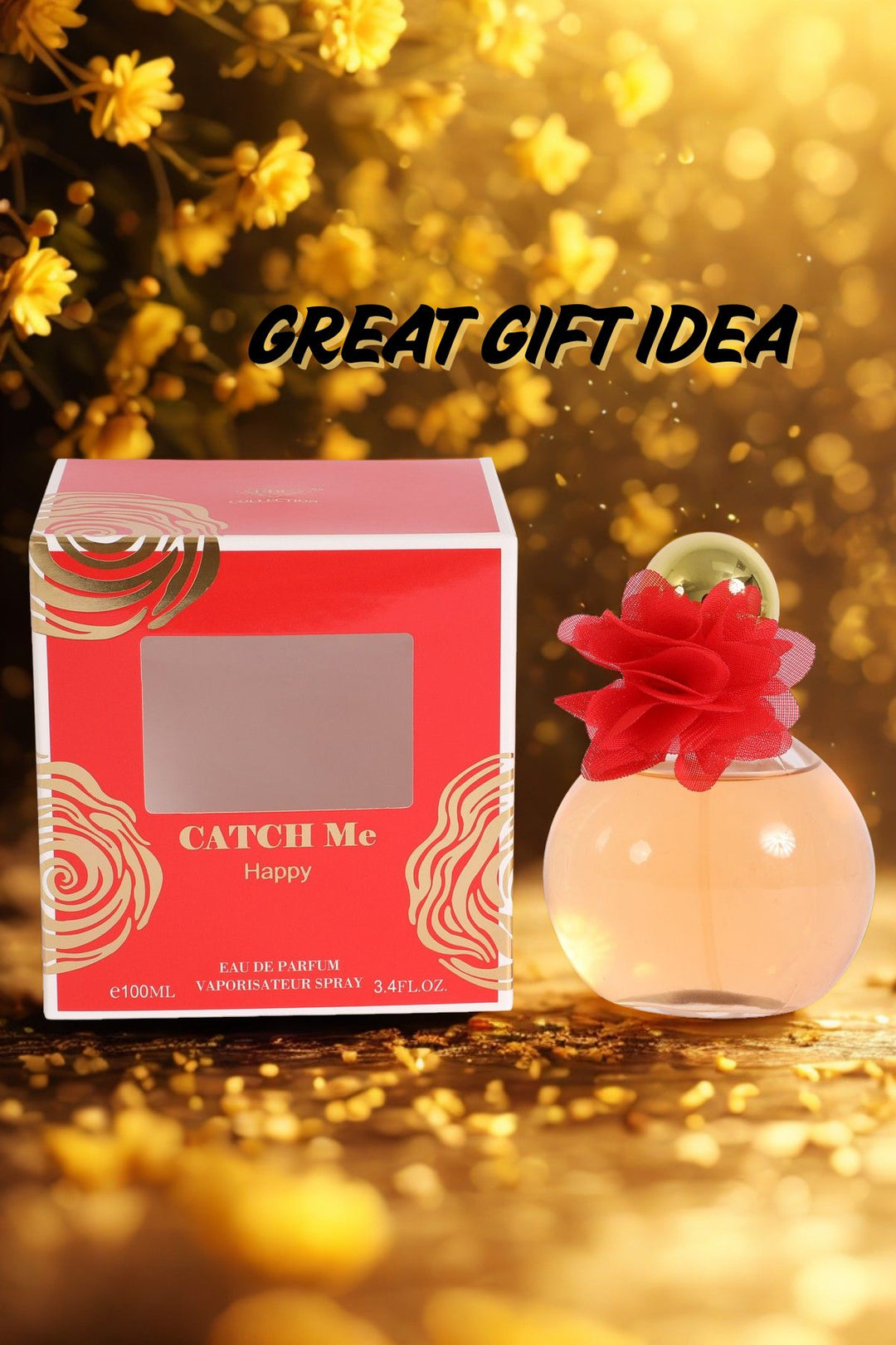 CATCH ME HAPPY SPRAY PERFUME EAU DE PARFUM FOR WOMEN - 100ML/3.4