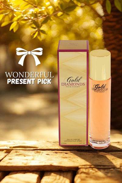 GOLD DIAMOND SPRAY PERFUME EAU DE PARFUM FOR WOMEN - 100ML/3.4 FL.OZ.