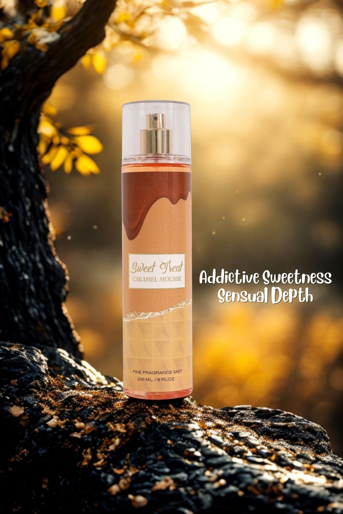 SWEET TREAT CARAMEL MOUSE FINE FRAGRANCE MIST FOR WOMEN - 236ML/8 FL.OZ.
