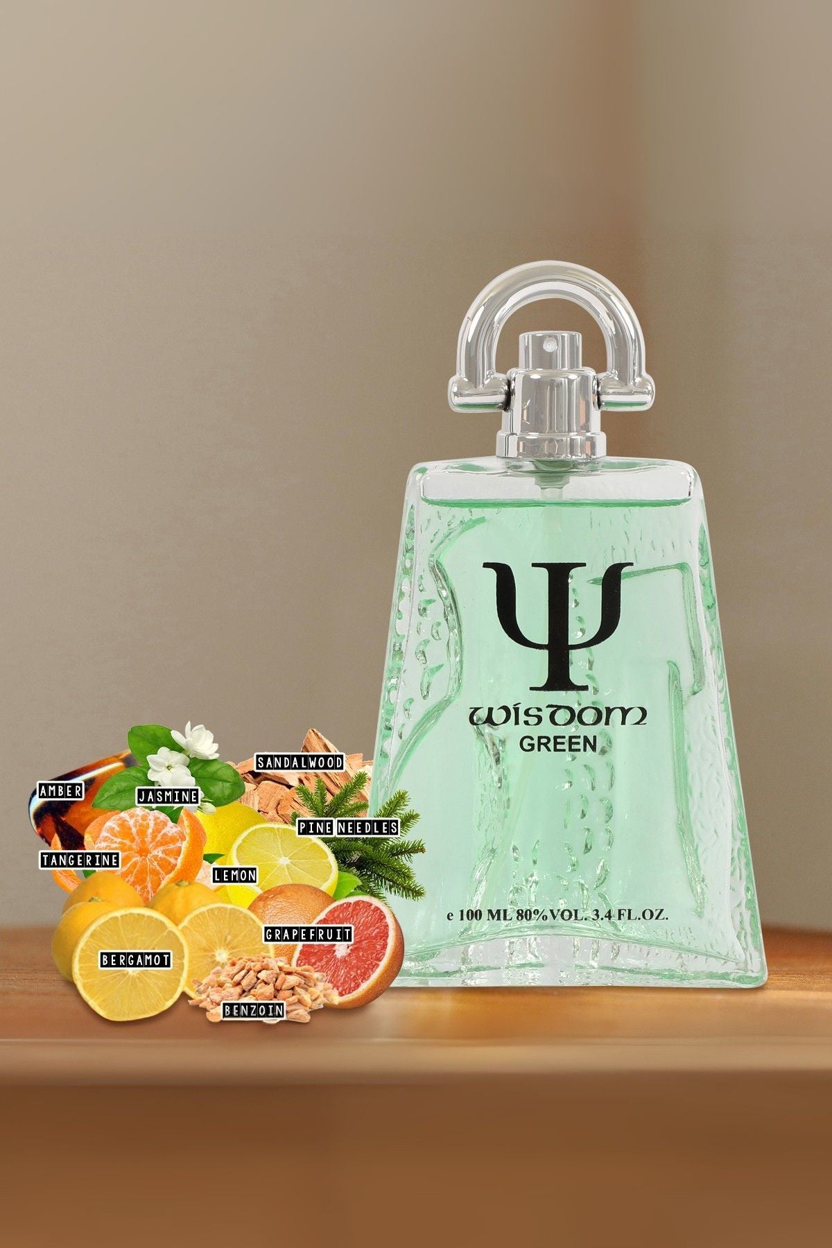 Wisdom Insect Spray WISDOM GREEN SPRAY PERFUME EAU DE PARFUM FOR MEN - 100ML/3.4 FL.OZ ...