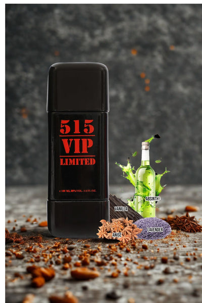 515 VIP LIMITED SPRAY PERFUME EAU DE PARFUM FOR MEN - 100ML/3.4 FL.OZ.