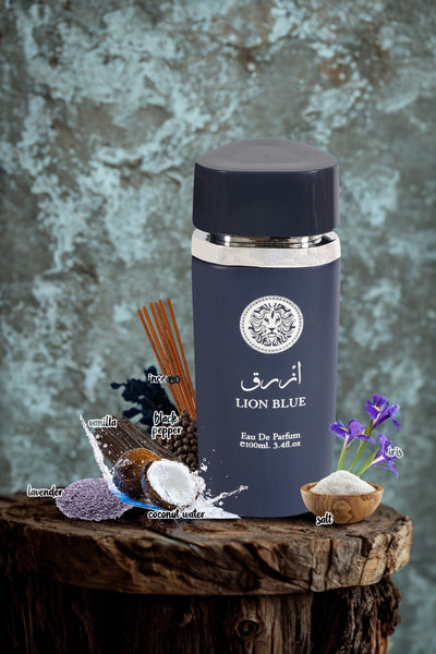 LION BLUE SPRAY PERFUME EAU DE PARFUM FOR MEN - 100ML/3.4FL.OZ.