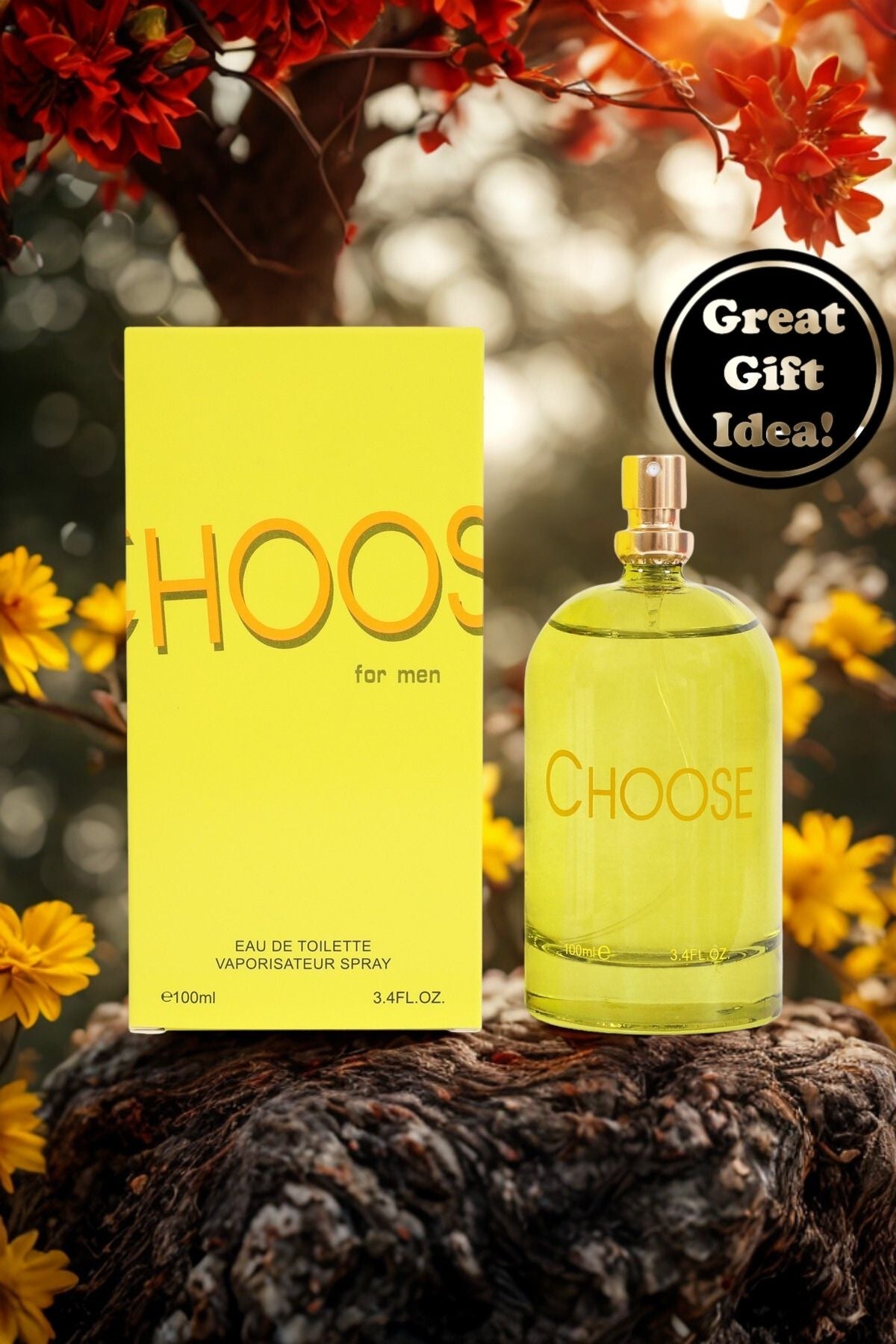 CHOOSE SPRAY COLOGNE EAU DE TOILETTE FOR MEN - 100ML/3.4 FL.OZ.
