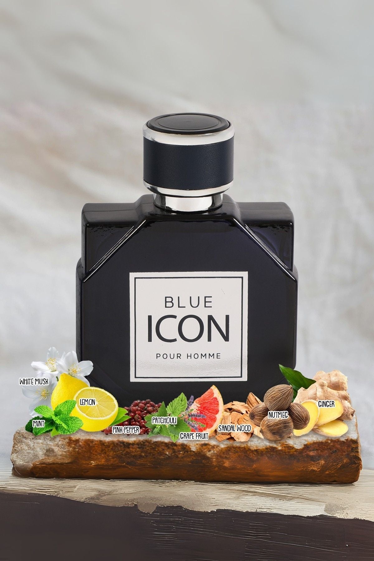 BLUE ICON SPRAY PERFUME EAU DE PARFUM FOR MEN - 100ML/3.4FL.OZ.