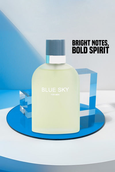 BLUE SKY SPRAY PERFUME EAU DE PARFUM FOR MEN - 100ML/3.4 FL.OZ.