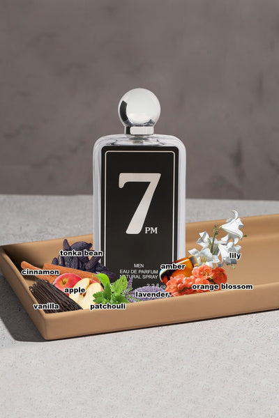 7 PM SPRAY PERFUME EAU DE PARFUM FOR MEN - 100ML/3.3 FL.OZ.
