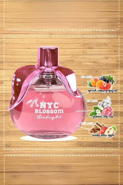 NYC BLOSSOM DELIGHT SPRAY PERFUME EAU DE PARFUM FOR WOMEN - 100ML/3.4 FL.OZ.